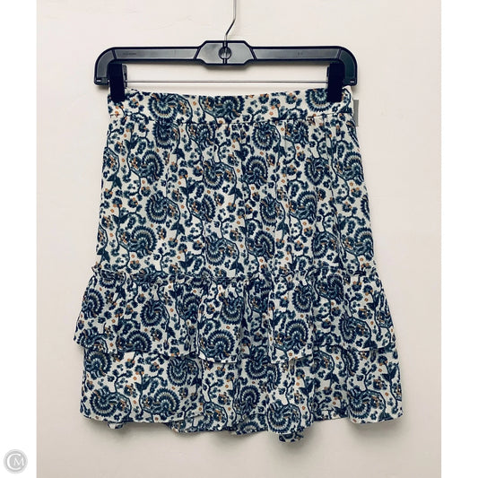 Skirt Mini & Short By J. Crew In Blue, Size: Xs