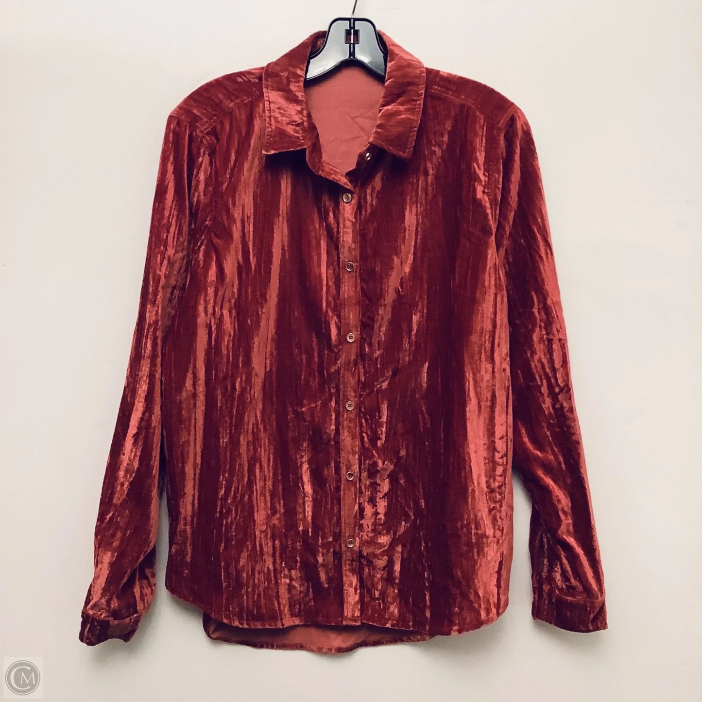 Top Long Sleeve By Staccato In Red, Size: S