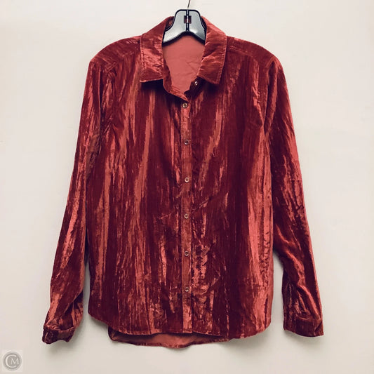 Top Long Sleeve By Staccato In Red, Size: S
