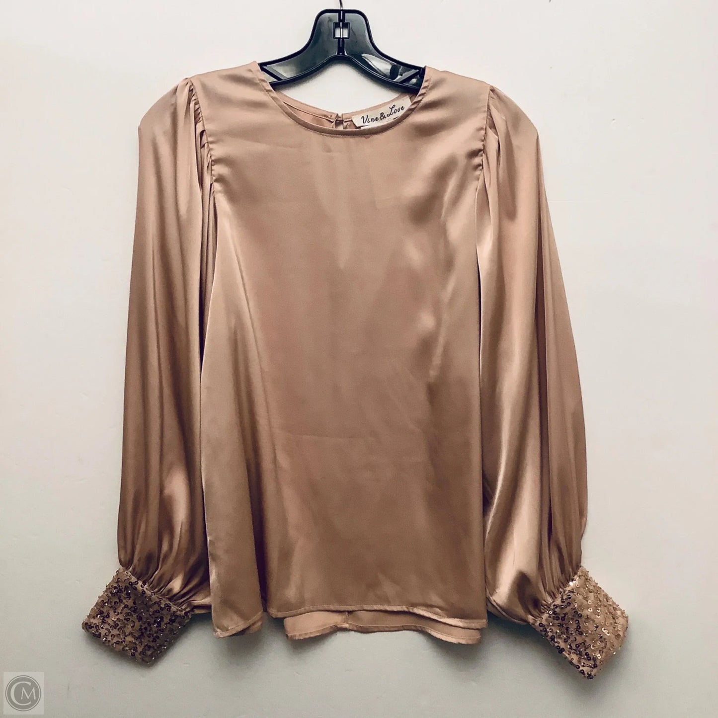Top Long Sleeve By Clothes Mentor In Pink, Size: S