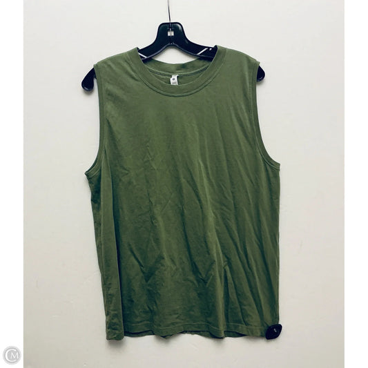 Athletic Tank Top By Lululemon In Green, Size: L