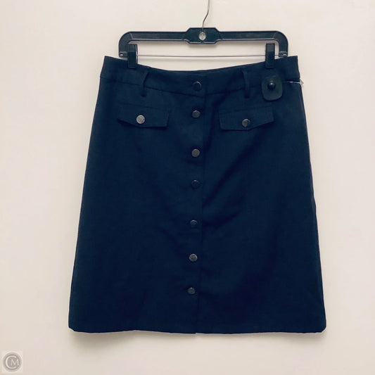 Skirt Midi By Talbots In Navy, Size: 12