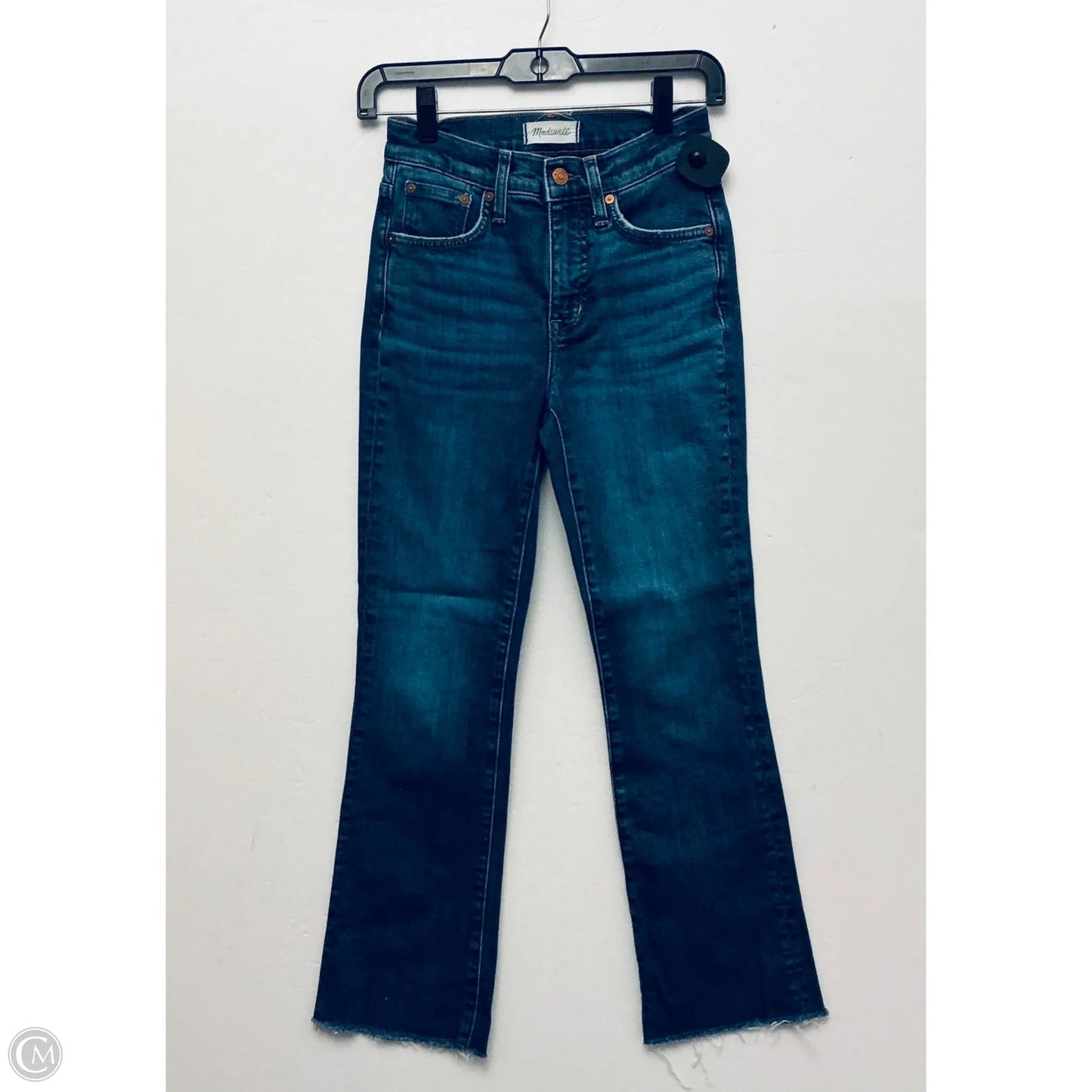 Jeans Flared By Madewell In Blue Denim, Size: 0