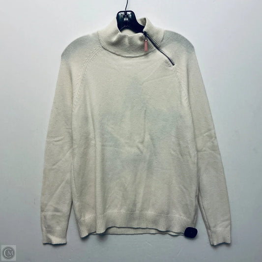 Sweatshirt Collar By Charlie B In White, Size: M
