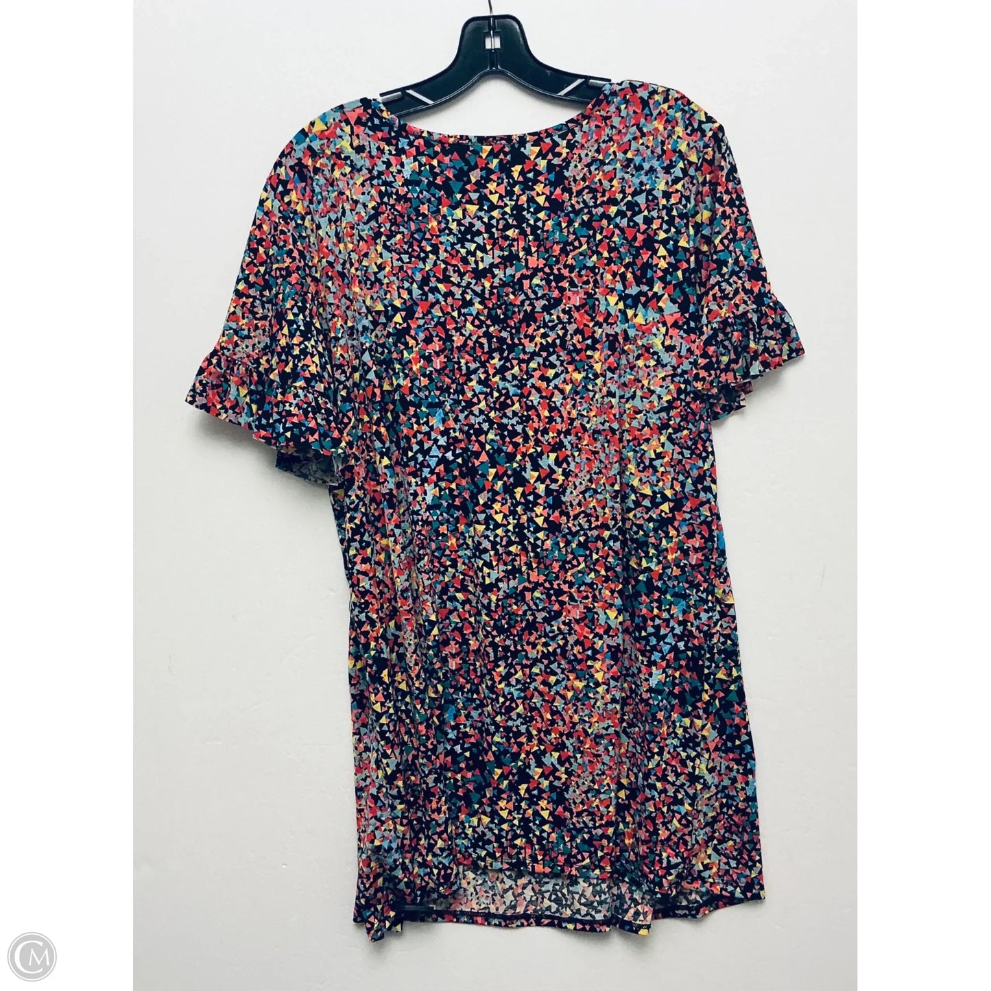 Top Short Sleeve By Heimish Usa In Multi-colored, Size: 1x