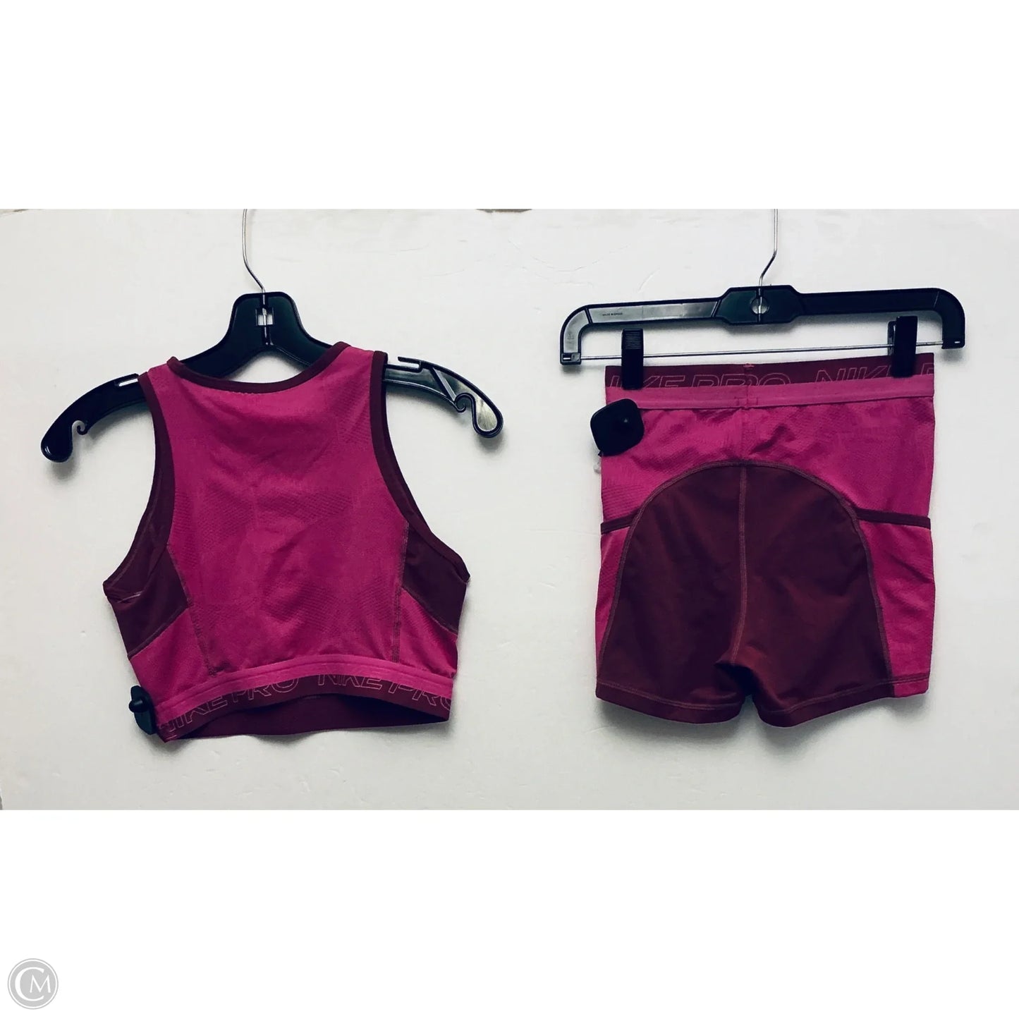 Athletic Shorts 2pc By Nike In Pink, Size: Xs