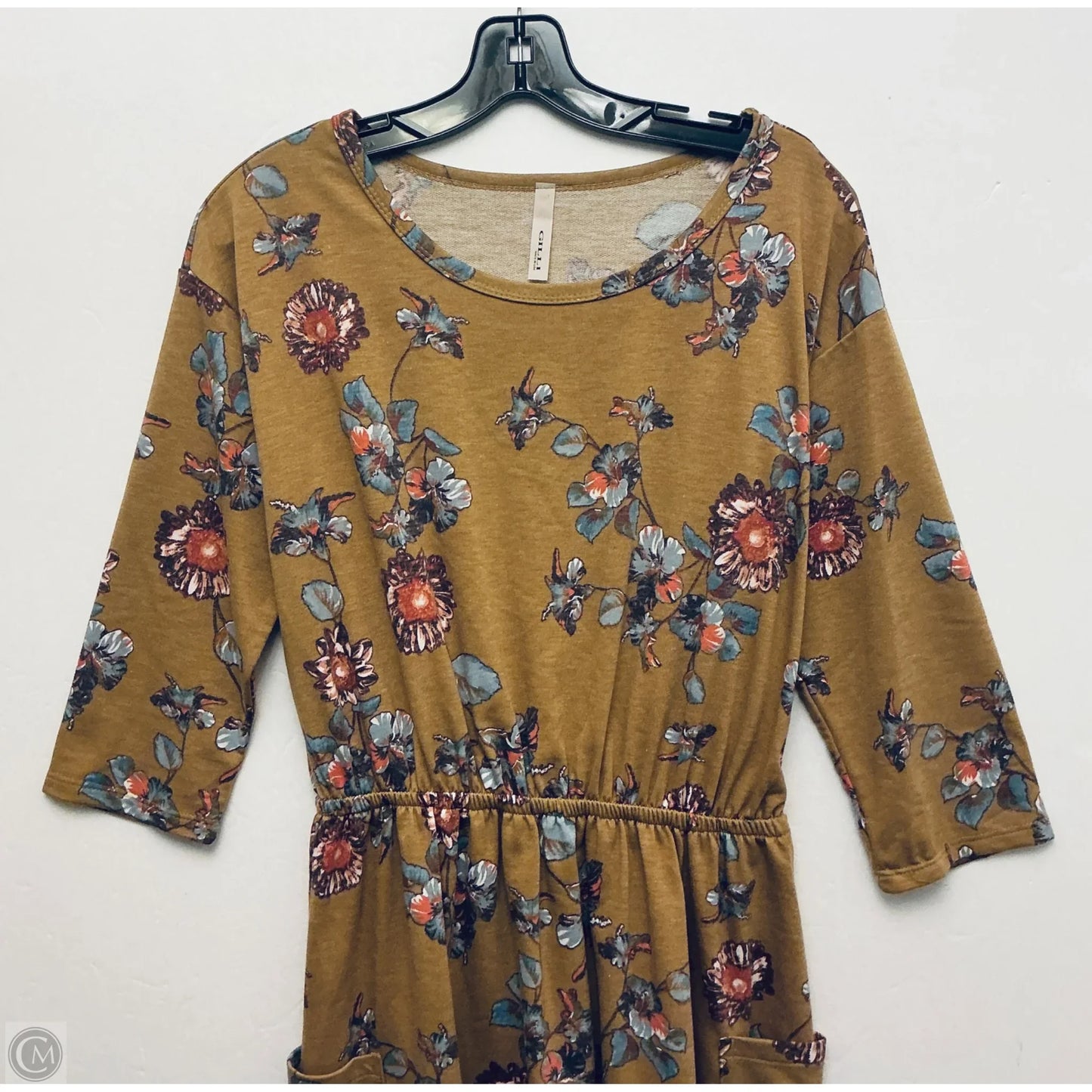 Dress Casual Short By Gilli In Brown, Size: Xl