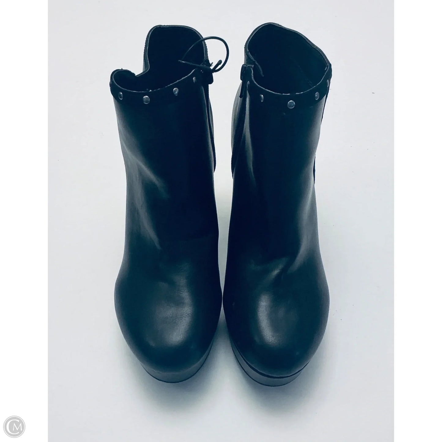 Boots Ankle Heels By Report In Black, Size: 10