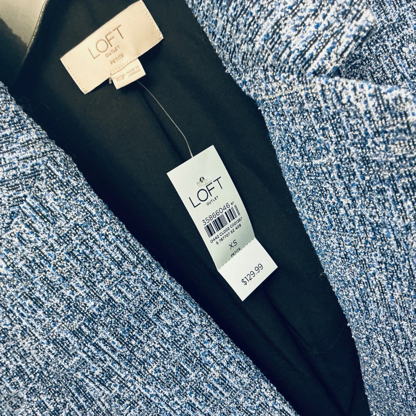 Blazer By Loft In Blue, Size: Xs