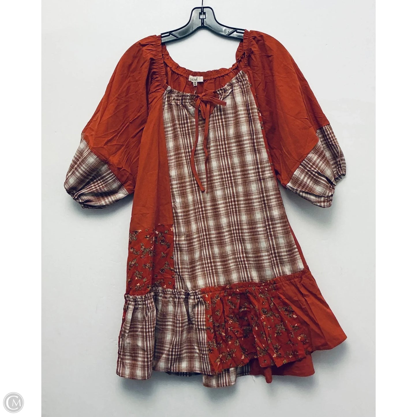 Dress Casual Short By Easel In Orange, Size: M