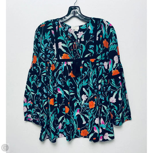 Top Long Sleeve Designer By Kate Spade In Black, Size: Xl