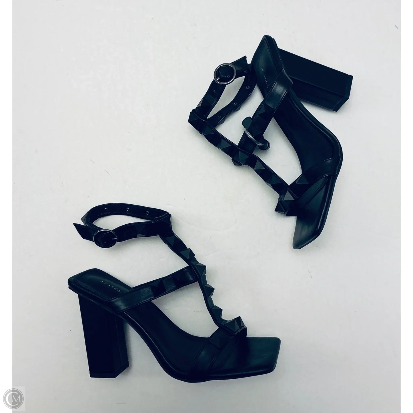 Sandals Heels Block By Azalea Wang In Black, Size: 7