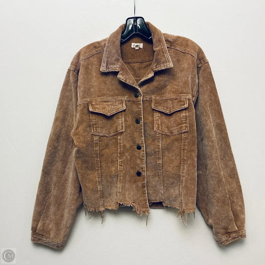 Jacket Other By Pol In Brown, Size: M