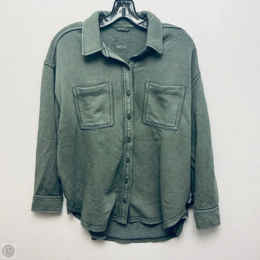 Top Long Sleeve By Aerie In Green, Size: Xs