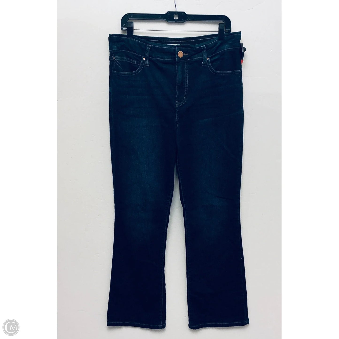 Jeans Straight By Maurices In Blue Denim, Size: 16