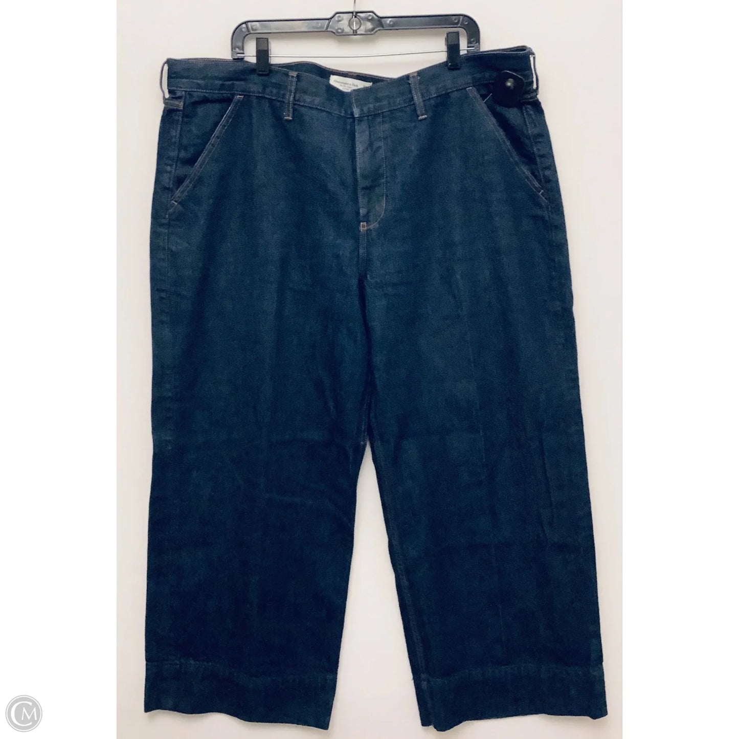 Jeans Flared By Abercrombie And Fitch In Navy, Size: 3x