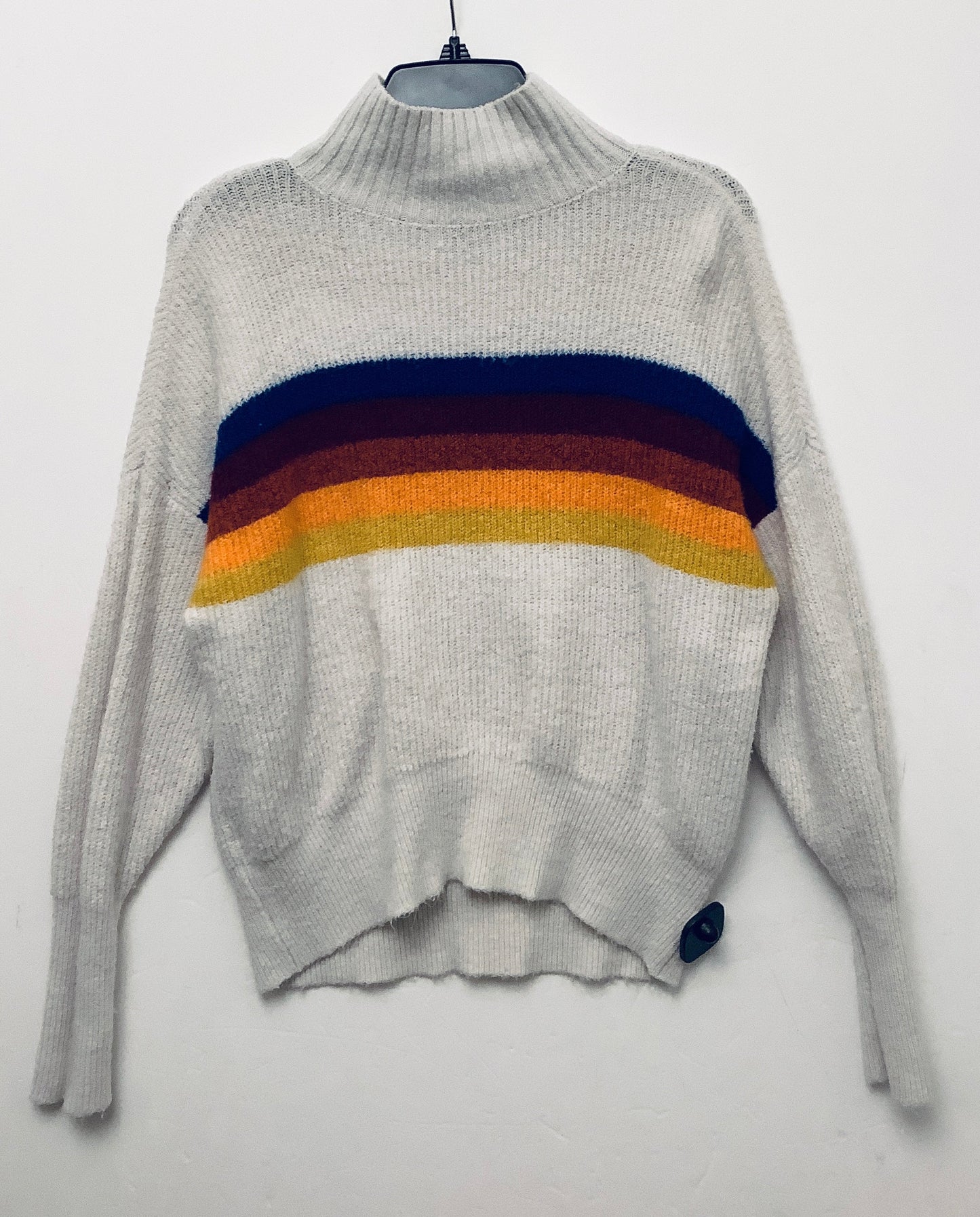 Sweater By Express In White, Size: Xs