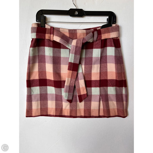 Skirt Mini & Short By Loft In Red & White, Size: 6p