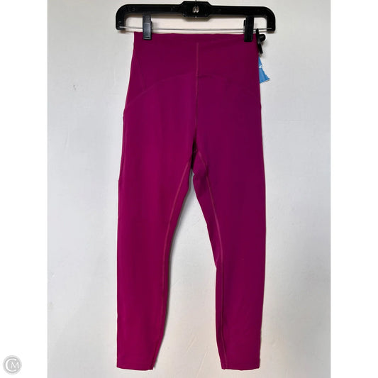 Athletic Leggings By Lululemon In Pink, Size: S