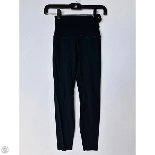 Athletic Leggings By Lululemon In Black, Size: Xs