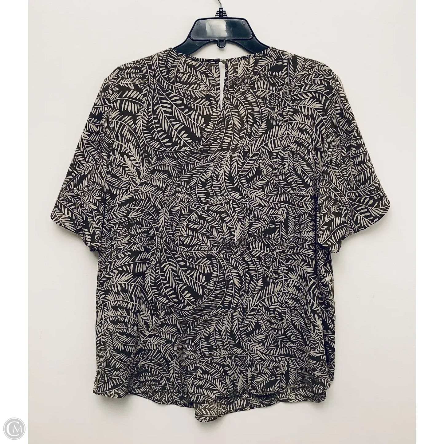 Top Short Sleeve By Liz Claiborne In Green, Size: Xxl