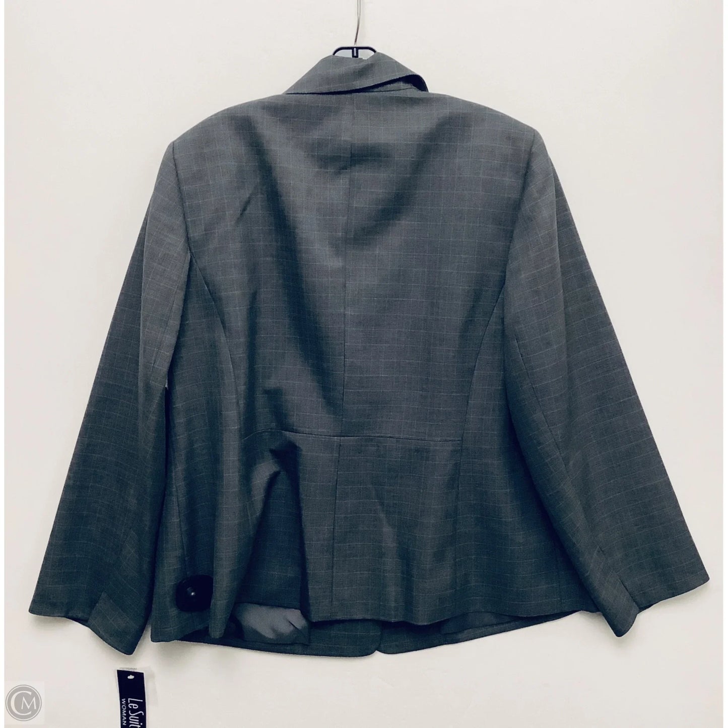 Blazer By Le Suit In Grey, Size: Xxl
