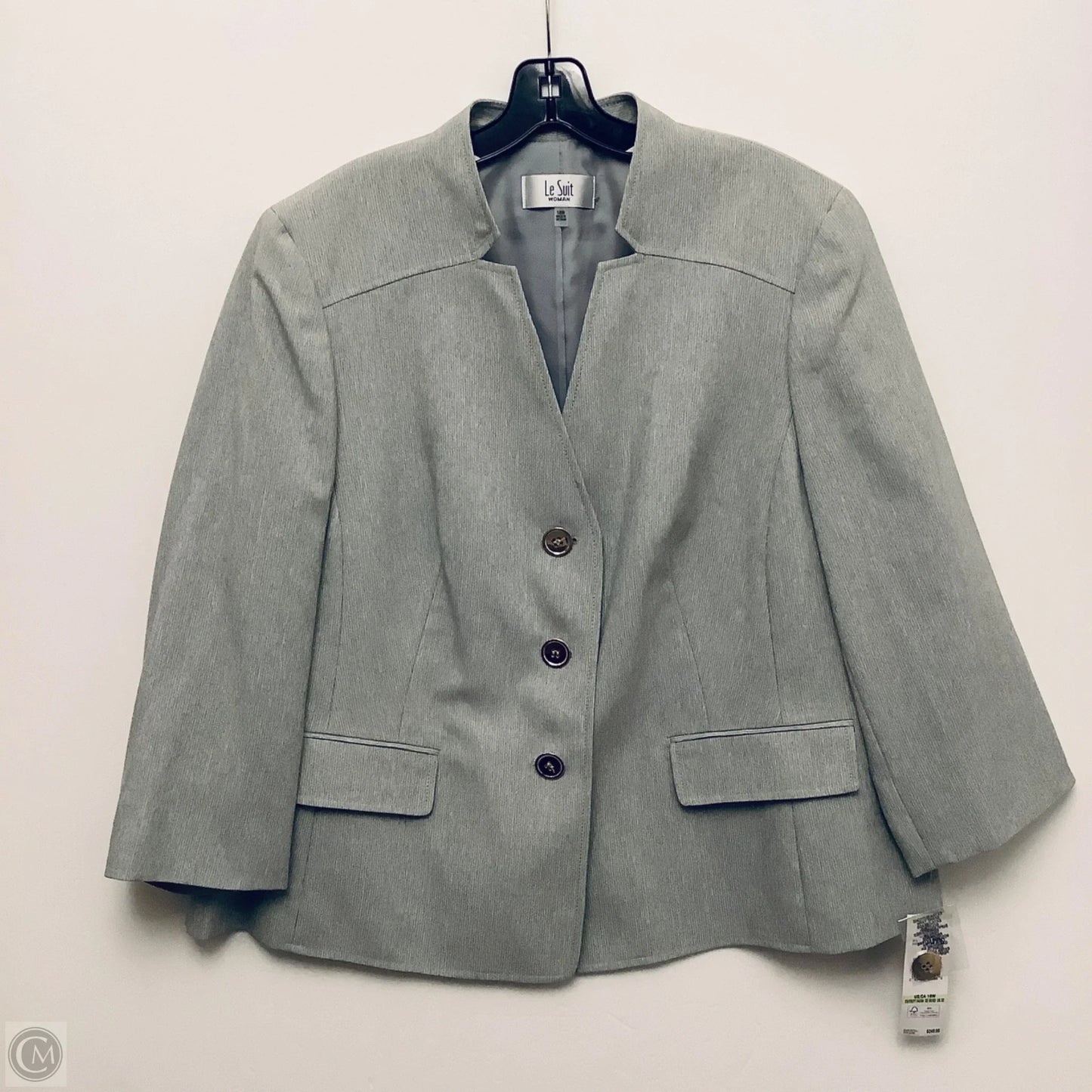 Blazer By Le Suit In Tan, Size: Xxl