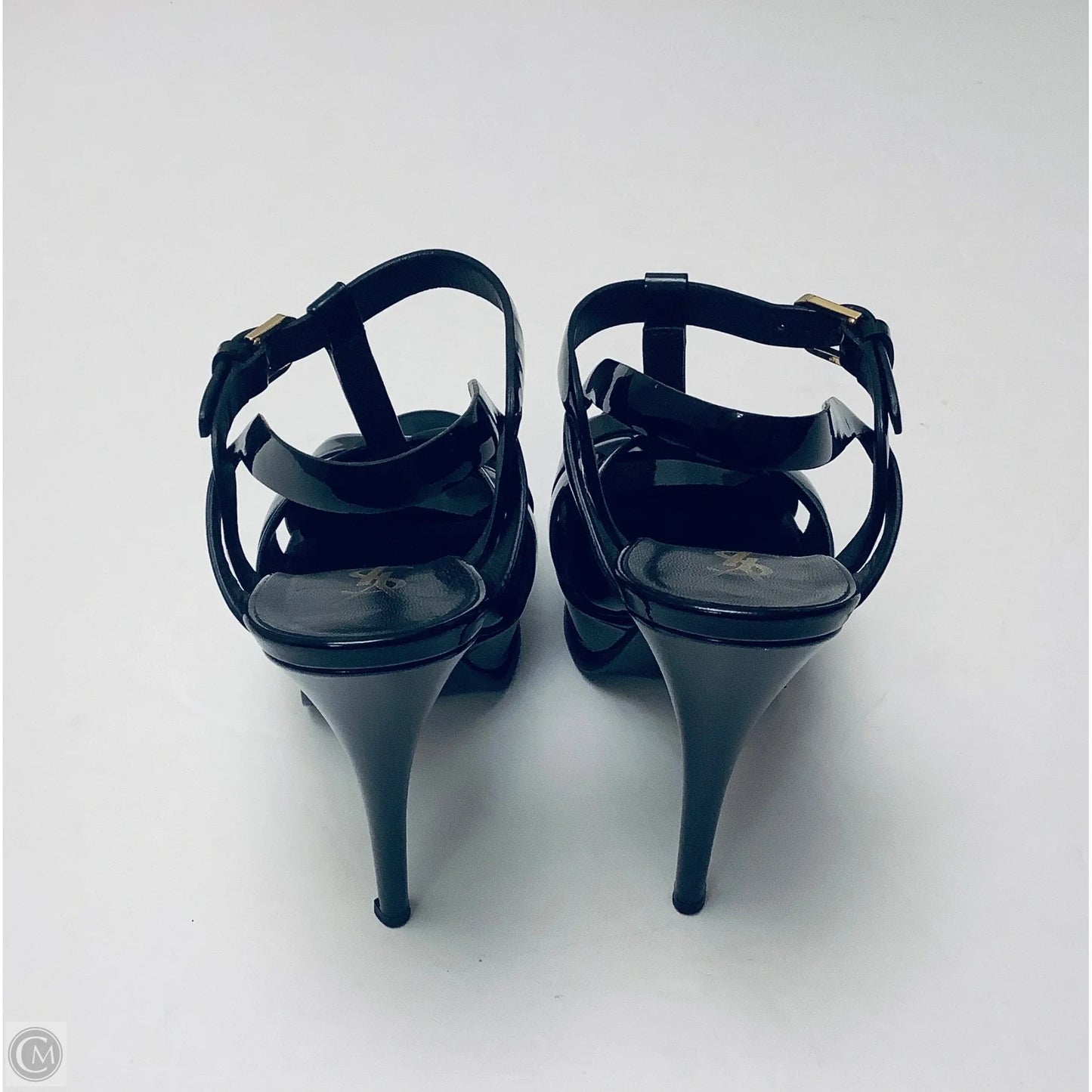 Shoes Luxury Designer By Yves Saint Laurent In Black, Size: 6