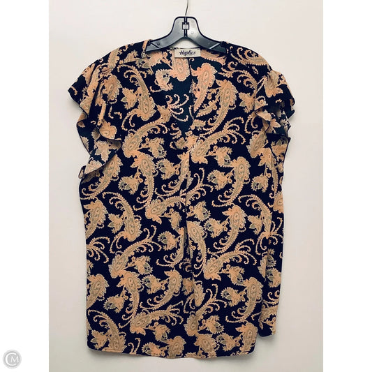 Top Short Sleeve By Haptics In Multi-colored, Size: 3x