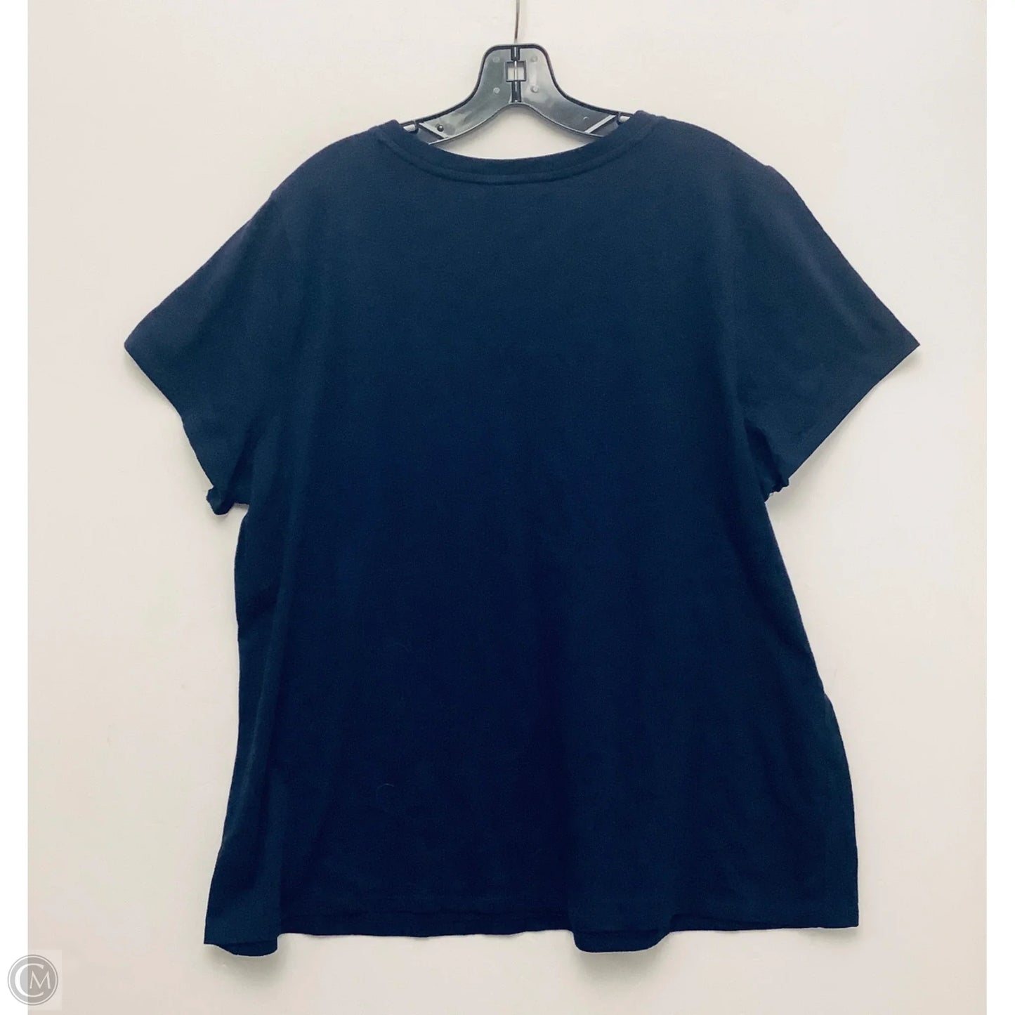 Top Short Sleeve By Lane Bryant In Navy, Size: Xxl