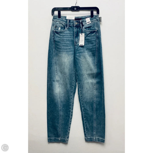 Jeans Wide Leg By Judy Blue In Blue, Size: 0