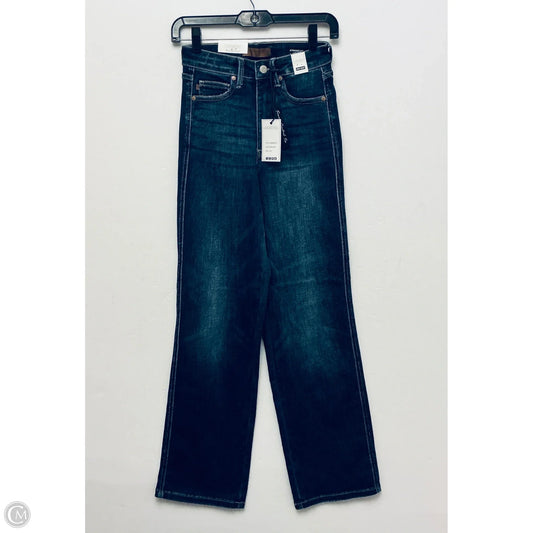 Jeans Wide Leg By Judy Blue In Blue, Size: 0