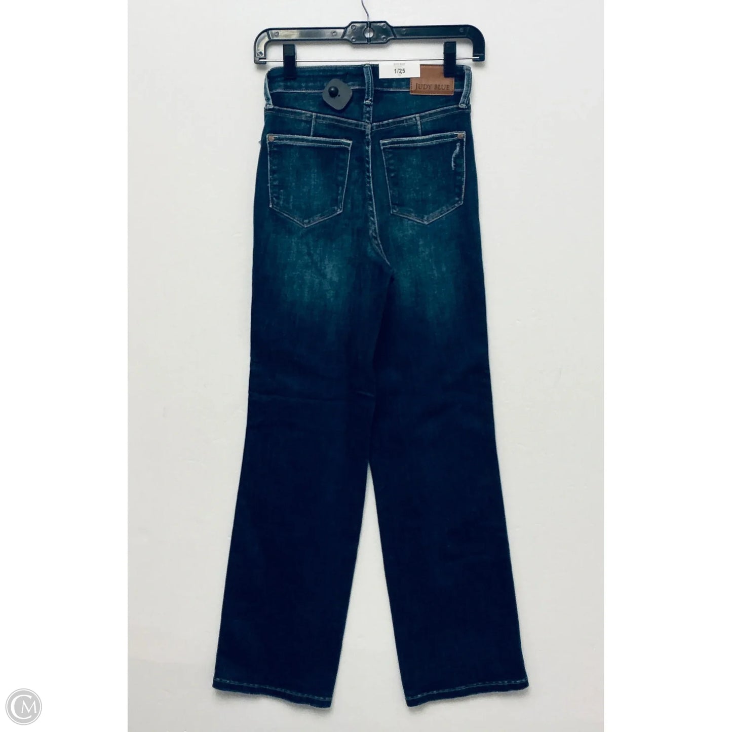 Jeans Wide Leg By Judy Blue In Blue, Size: 0
