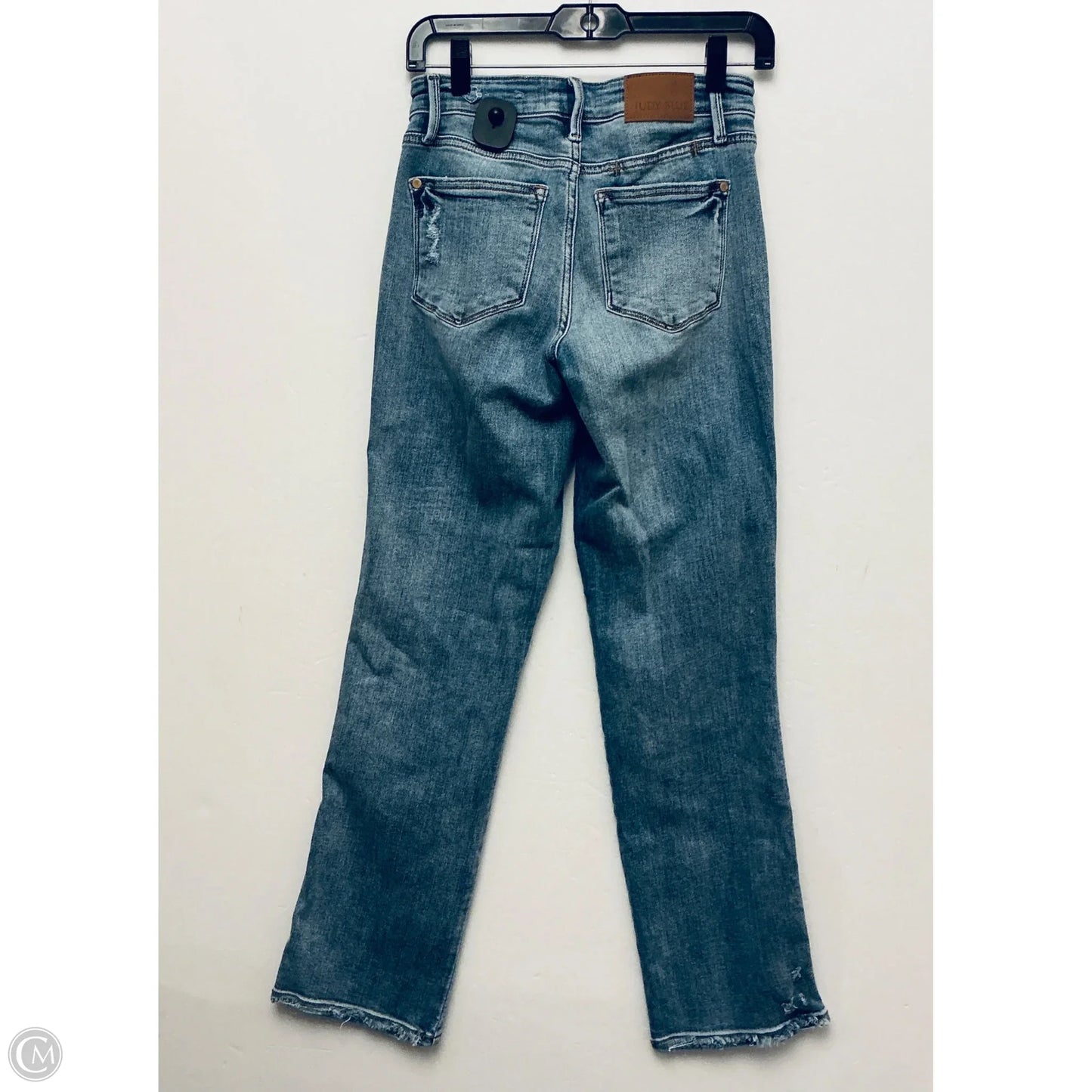 Jeans Wide Leg By Judy Blue In Blue, Size: 0
