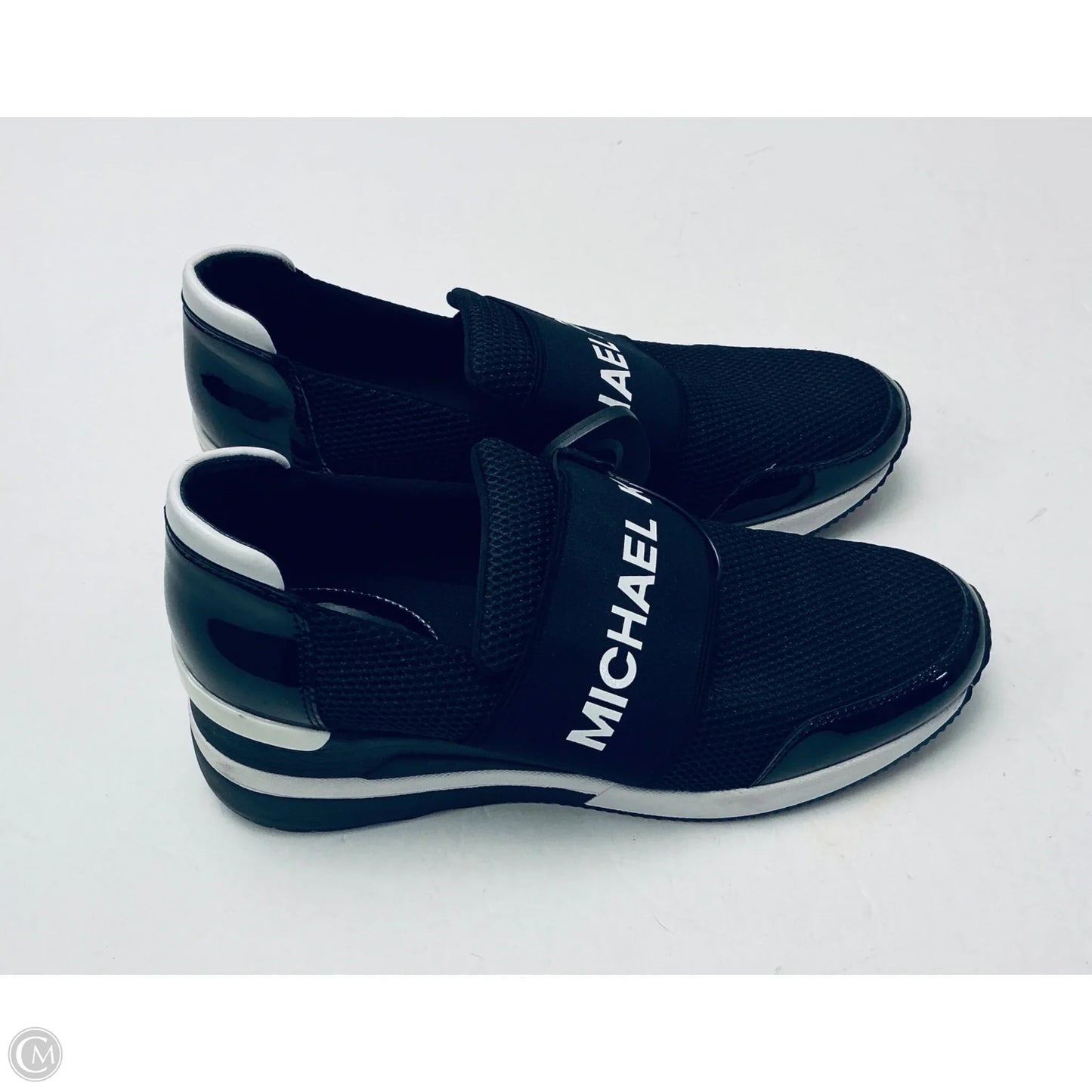 Shoes Sneakers By Michael By Michael Kors In Black & White, Size: 10