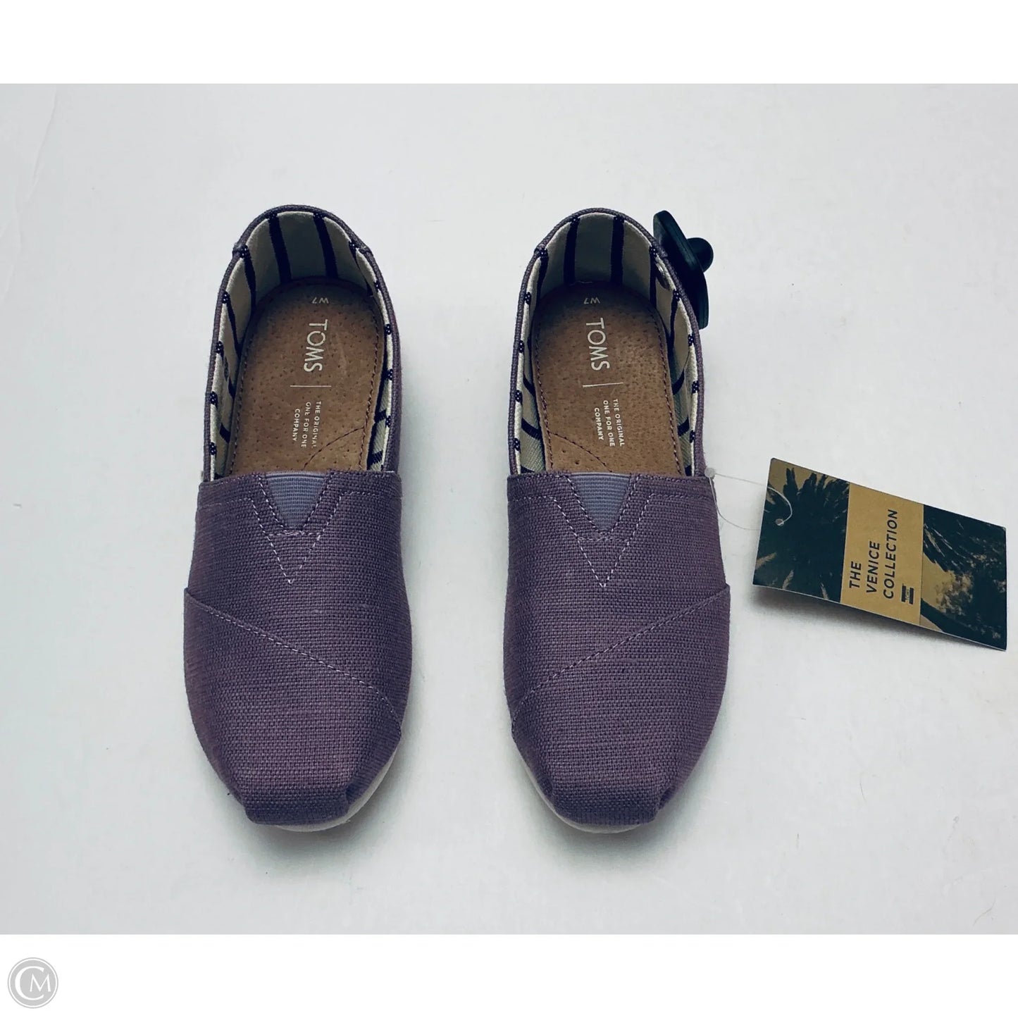 Shoes Flats By Toms In Purple, Size: 7