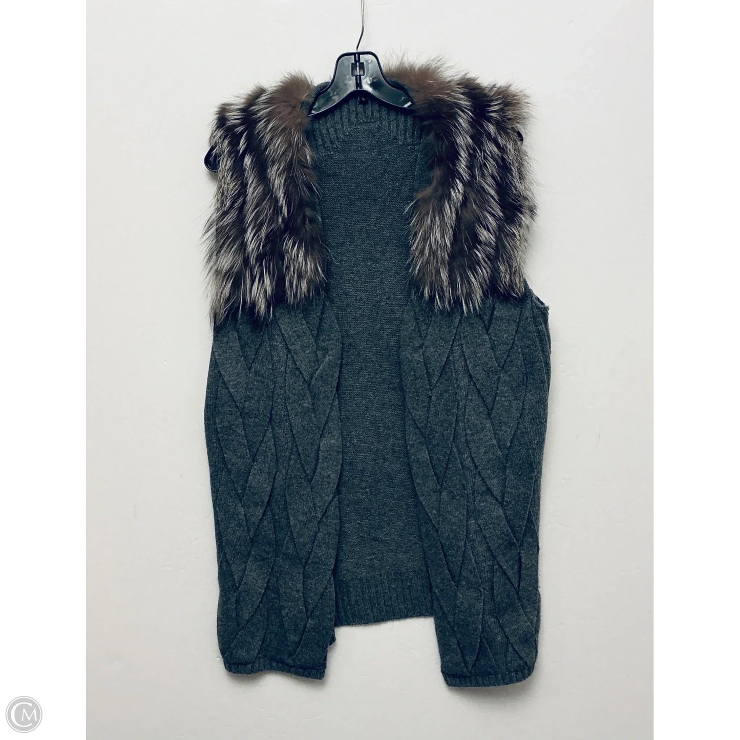 Sweater By Alberto Makali In Grey, Size: L