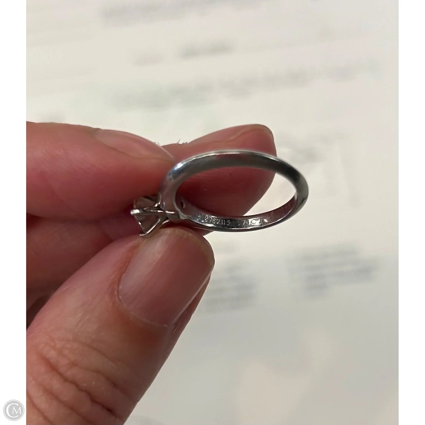 Ring Luxury Designer By Tiffany And Company, Size: 4