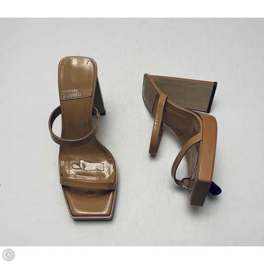 Shoes Heels Block By Jeffrey Campbell In Tan, Size: 7.5