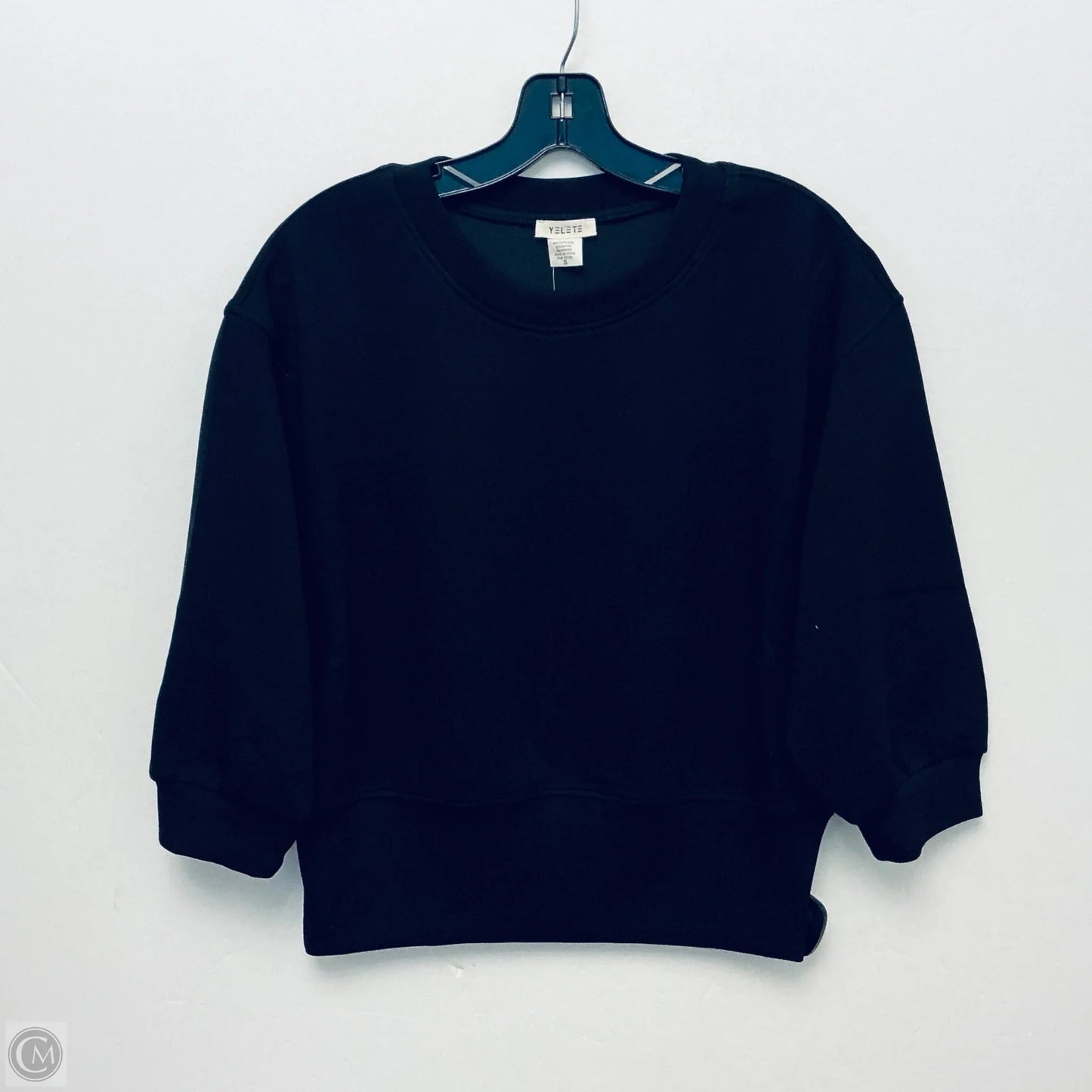 Sweatshirt Collar By Yelete In Black, Size: S