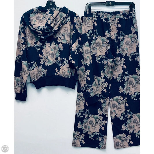 Lounge Set Pants By Cmc In Floral Print, Size: S