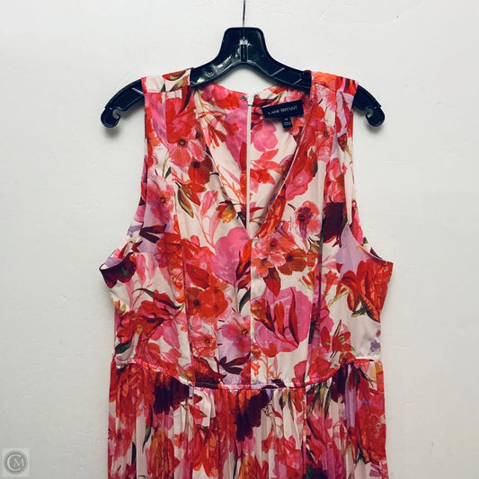 Dress Casual Maxi By Lane Bryant In Floral Print, Size: 1x