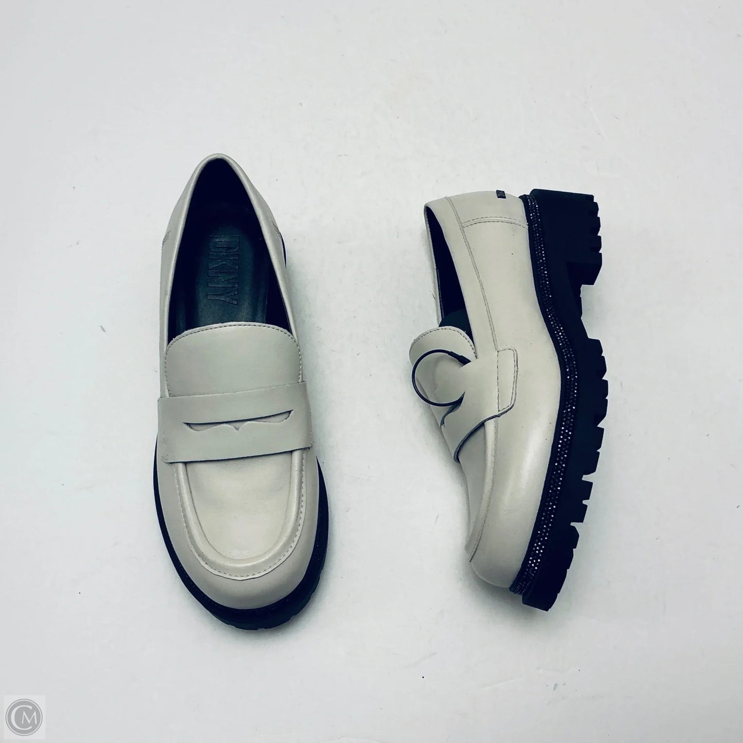 Shoes Heels Block By Dkny In White, Size: 7.5