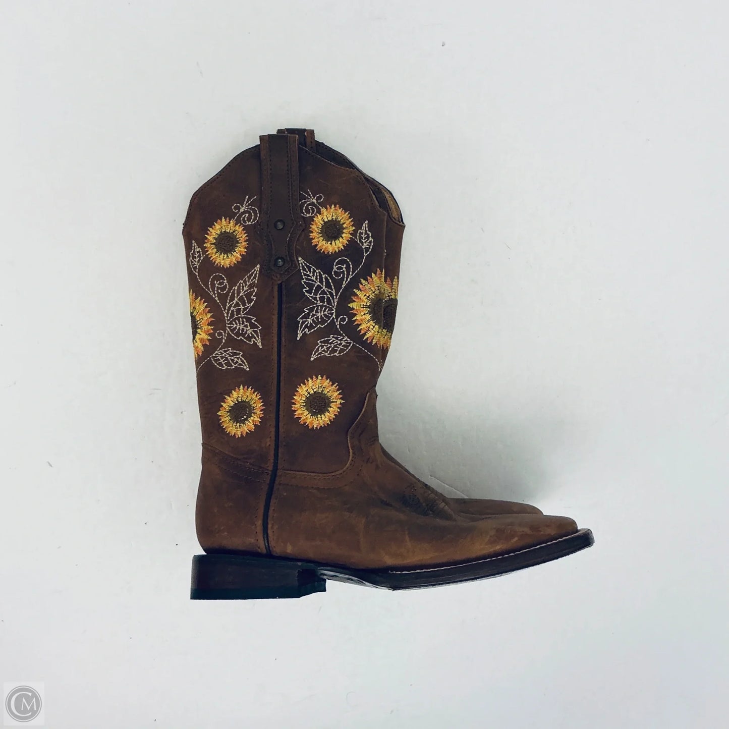 Boots Western By Cme In Floral  Print, Size: 6