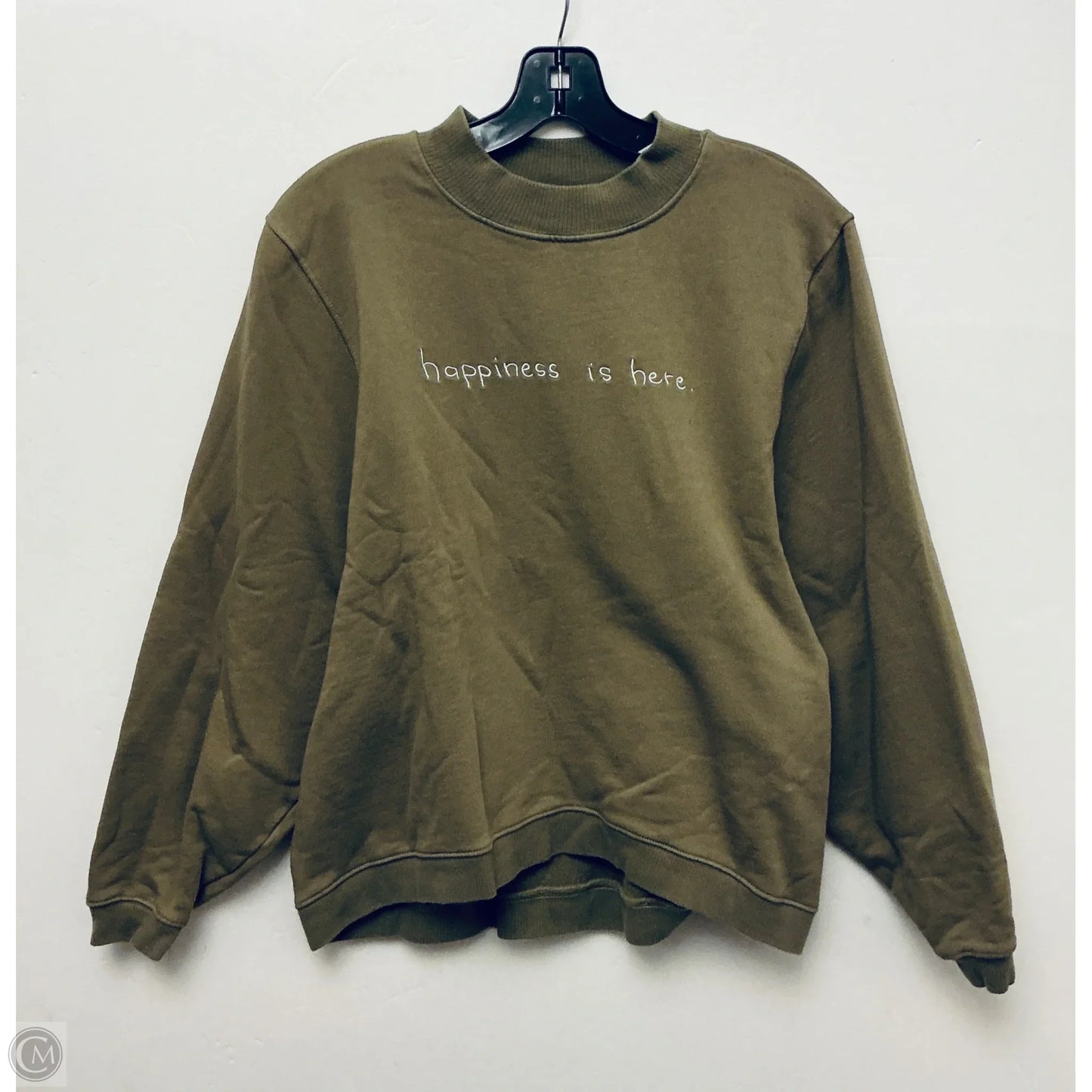 Sweatshirt Collar By Cmf In Green, Size: L