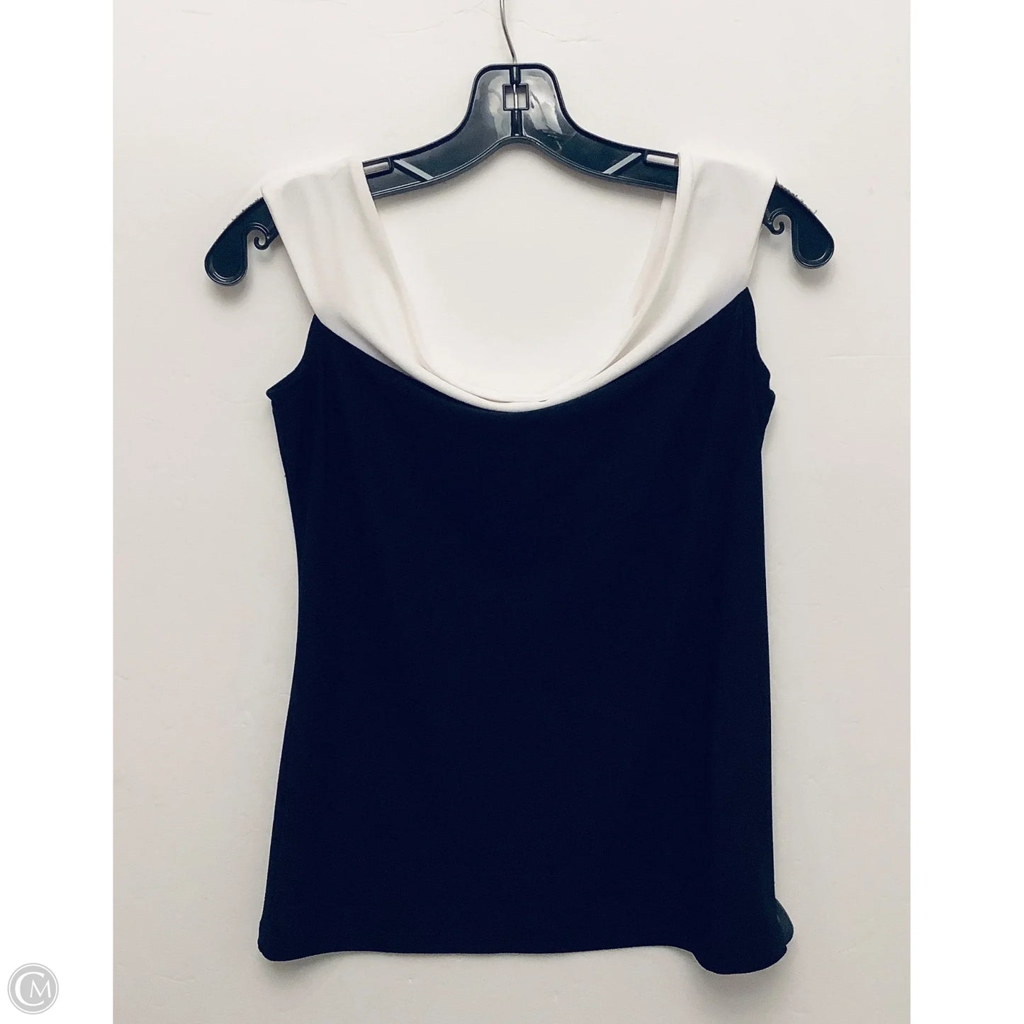 Top Sleeveless By International Concepts In Black, Size: S