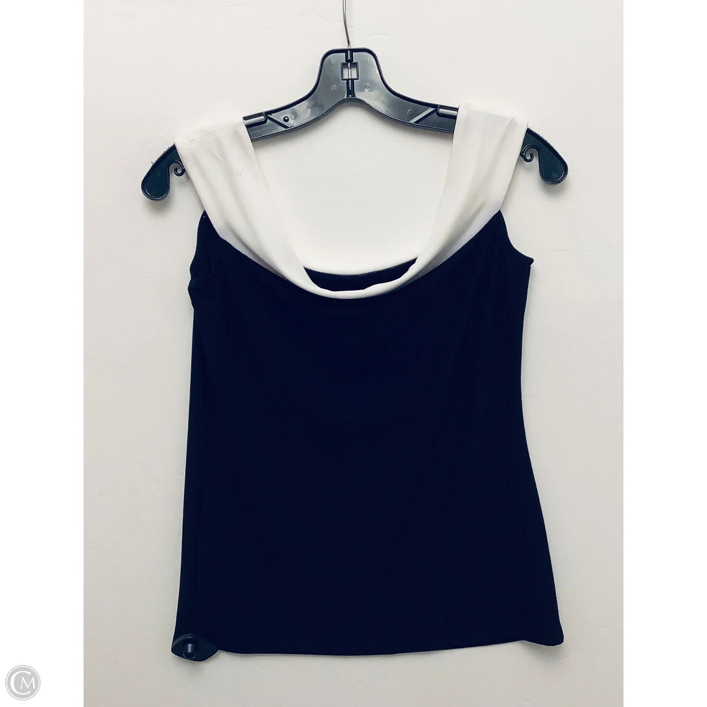 Top Sleeveless By International Concepts In Black, Size: S