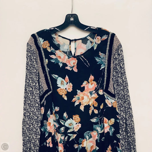 Dress Casual Maxi By Uncle Frank In Black & Cream, Size: Xl