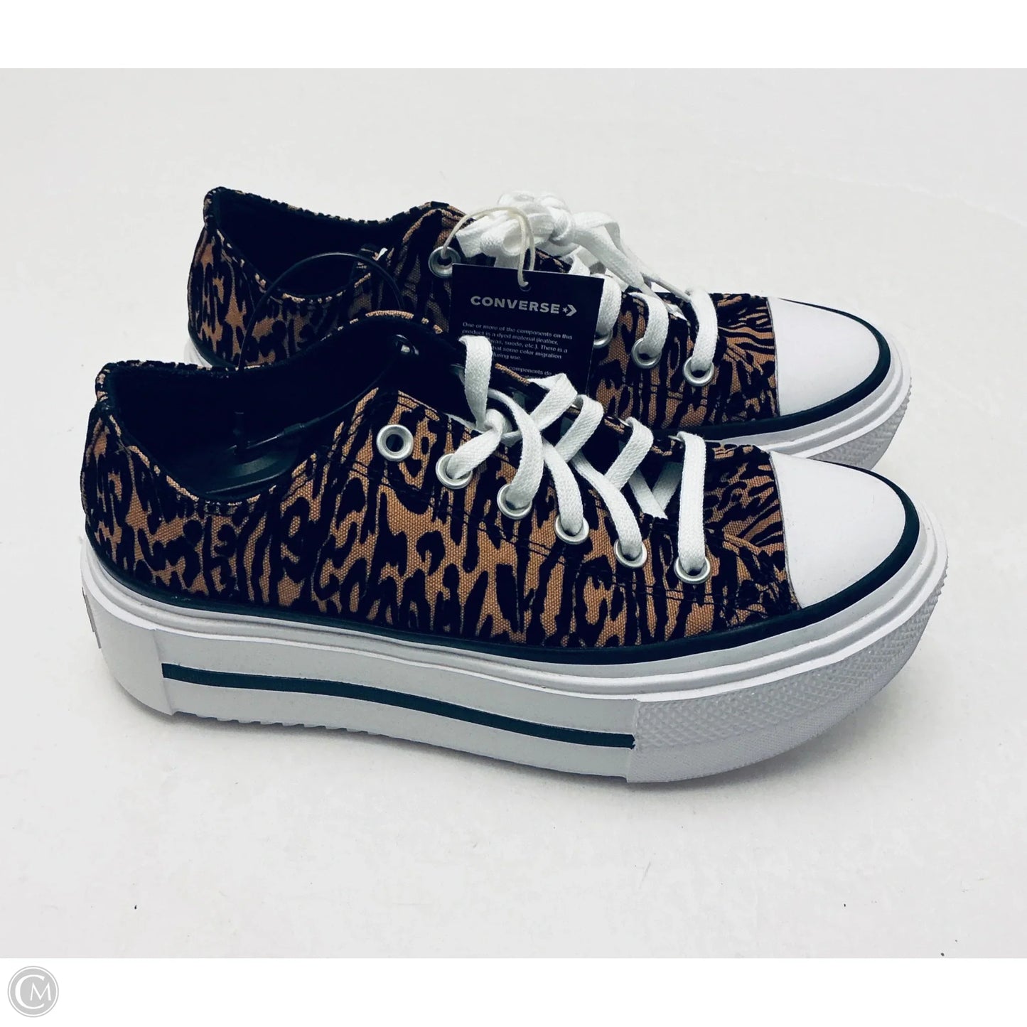 Shoes Sneakers Platform By Converse In Animal Print, Size: 8