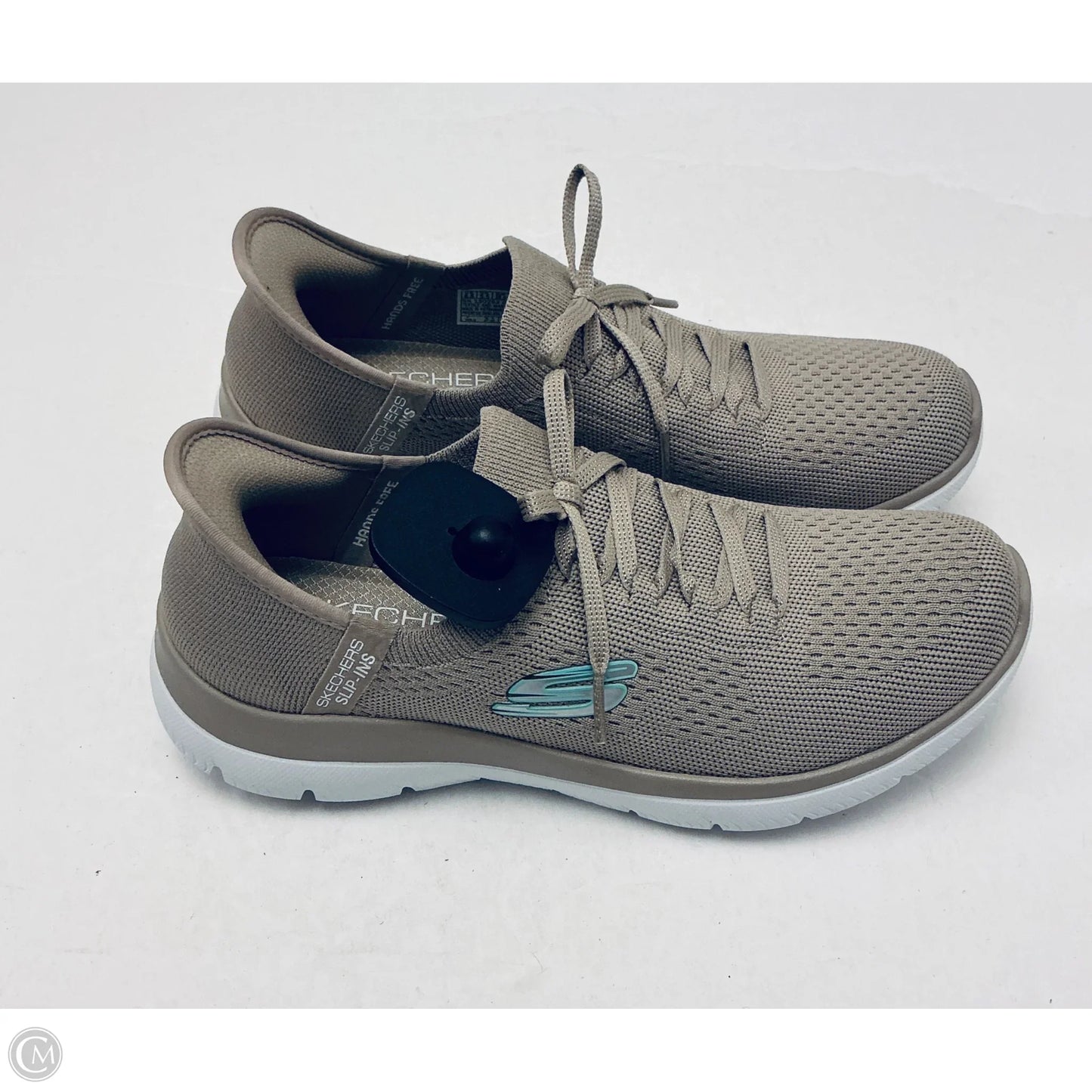 Shoes Athletic By Skechers In Beige, Size: 8.5